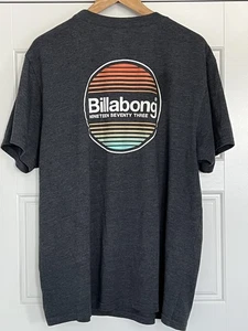 BILLABONG 1973 Surfwear T-Shirt, Heather Gray Cotton Blend - Size 2XL XXL *NICE* - Bild 1 von 6