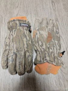 Mossy Oak Vintage Greenleaf Camo Thinsulate Gortex Winter Hunting Gloves Large L - Picture 1 of 6
