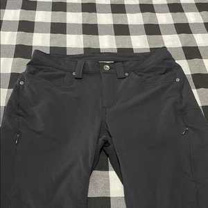 Pantaloni Duluth Trading donna Flexpedition bootcut neri taglia 8 x 31 elasticizzati cargo - Foto 1 di 12
