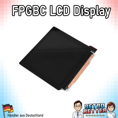 FunnyPlaying FPGBC Ersatz Display IPS LCD Schwarz Bildschirm Screen Konsole FPGA