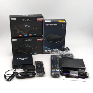 VSeeBox & More Assorted TV/Media Streamers 4K/8K in Black | Lot of 3 - Picture 1 of 7