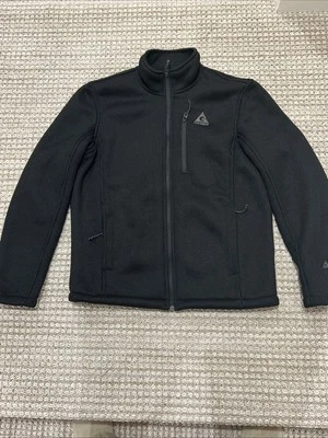 Gerry Men’s Waffle Knit Ribbed Jacket HeavyFleece Medium/Large EUC *See Notes - Image 1 of 4