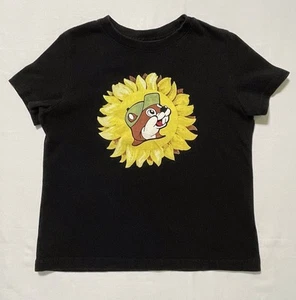 Buc-ees T-Shirt Girls Size 5T Sunflower “You Are My Sunshine” Black Double Sided - Picture 1 of 10