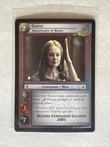 Lord of The Rings LOTR CCG TCG FOIL Promo - 0P88 Eowyn Decipher Con Exclusive - Picture 1 of 1