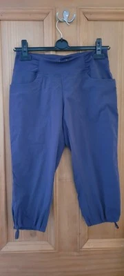 Mountain Hardwear Cropped Stretch Womens Purple Trousers Yoga Climbing Size 8 - Image 1 of 4