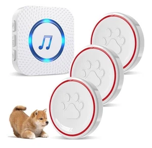 Timbres inteligentes para perros ChunHee para entrenamiento para ir al baño - 1 receptor y 3 transmisores - Imagen 1 de 10