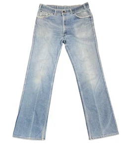 Vintage Levis 501 Jeans Mens 33x30 Distressed Orange Tab Straight Leg 90s Denim - Picture 1 of 12