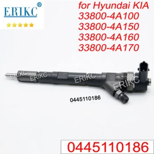 33800-4A100 Common Rail Injector Nozzle 0445110186 for HYUNDAI KIA 2.5CRDI - Picture 1 of 6