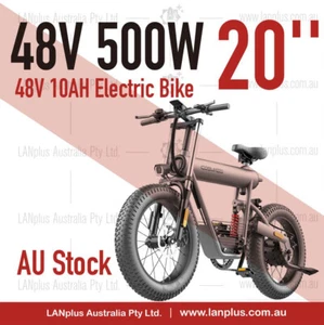 Coswheel T20 500W Vintage eBike 4" Fat Tyre eBike Bicycle 48V 10AH super73 - Picture 1 of 10