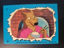  1989 Topps TMNT Teenage Mutant Ninja Turtles 2 SPLINTER STICKER card #7