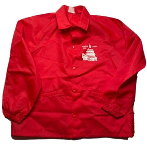 Ohio AAA Safety Patrol 1993 Washington DC Red Lightweight Nylon Jacket Size L - Picture 1 of 10