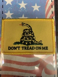 2 1/2 “ X 1 3/4” DON’T TREAD ON ME AMERICANA PATCH NEW - Picture 1 of 1