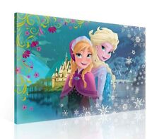 Disney CANVAS Art Prints 40x60cm Elsa and Anna Frozen movie