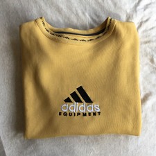adidas equipment yellow hoodie