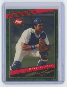 1994 Post Cereal Mike Piazza . Los Angeles Dodgers #1
