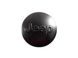 2013-2021 JEEP BLACK WHEEL WRANGLER GRAND CHEROKEE CENTER CAP MOPAR 1LB77RXFAC - Picture 1 of 4