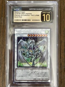 CGC Pristine 10 Stardust Dragon Prismatic Art Collection PAC1-JP006 Secret Rare - Picture 1 of 2