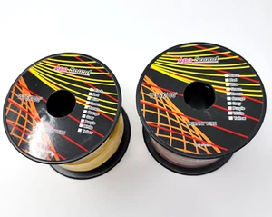 16 Gauge Stranded Copper Clad Aluminum Zip Cord Wire Yellow & Brown 100ft 2 pack - Picture 1 of 4