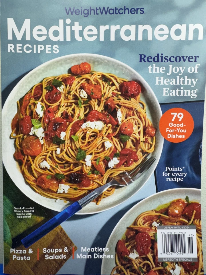 Mediterranean Recipes ~ Weight Watchers Magazine 2024 ~ 79 Good For You Dishes Foto 1 de 1