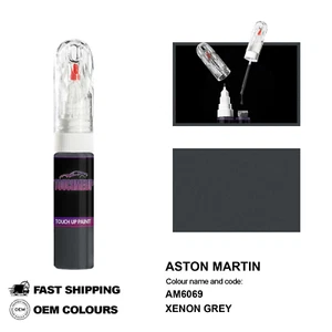 FOR ASTON MARTIN XENON GREY AM6069 Touch Up Paint Pen Brush Fix Kit Scratch Chip - Picture 1 of 8