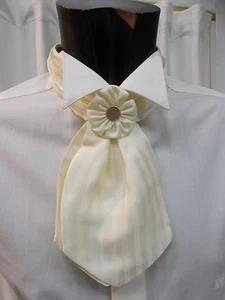 CRAVATTONI CERIMONIA CARLO PIGNATELLI ASCOT ELEGANTE UOMO SPOSO PAPILLON - Foto 1 di 2