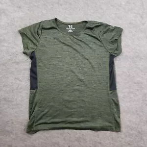 Real Essentials Shirt Damen Large Grün Kurzarm Training Sport Laufen - Bild 1 von 8