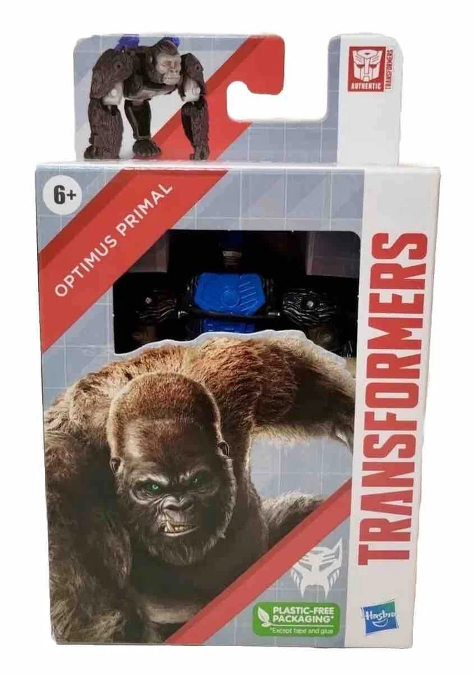 TRANSFORMERS AUTHENTIC OPTIMUS PRIMAL 9 CM HASBRO - Immagine 1 di 4