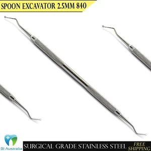 RESTORATIVE SPOON EXCAVATOR 2.5mmFILLING DOUBLE ENDED INSTRUMENTS NEW - Bild 1 von 4