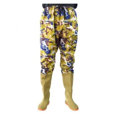 Fishing Clothes Hunting Wading Pants Suit Breathable Overalls Trousers Rubber - Image 1 of 4