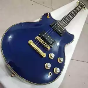 High Quality Standard Electric Guitar Blue Gloss Paint ABR-1 Piano Bridge - Picture 1 of 12