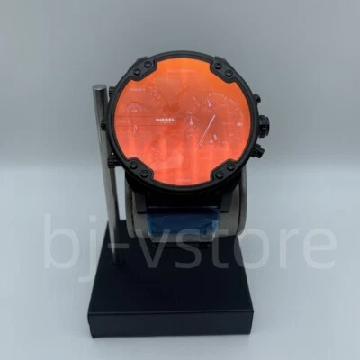 Reloj para hombre Diesel DZ7395 Mr.Daddy cronógrafo esfera negra correa de acero inoxidable Foto 1 de 4