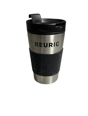Caneca de viagem Keurig compatível com cafeteira K-Cup Pod, 12 oz, aço inoxidável - Imagem 1 de 4