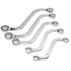 12 Point S Type Wrench Set  5pcs Antirust Double Wrench for DIY Silver