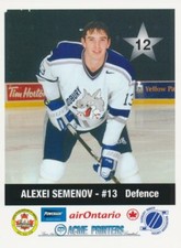 2000-01 Sudbury Wolves P.L.A.Y. Teamset #12 ALEXEI SEMENOV