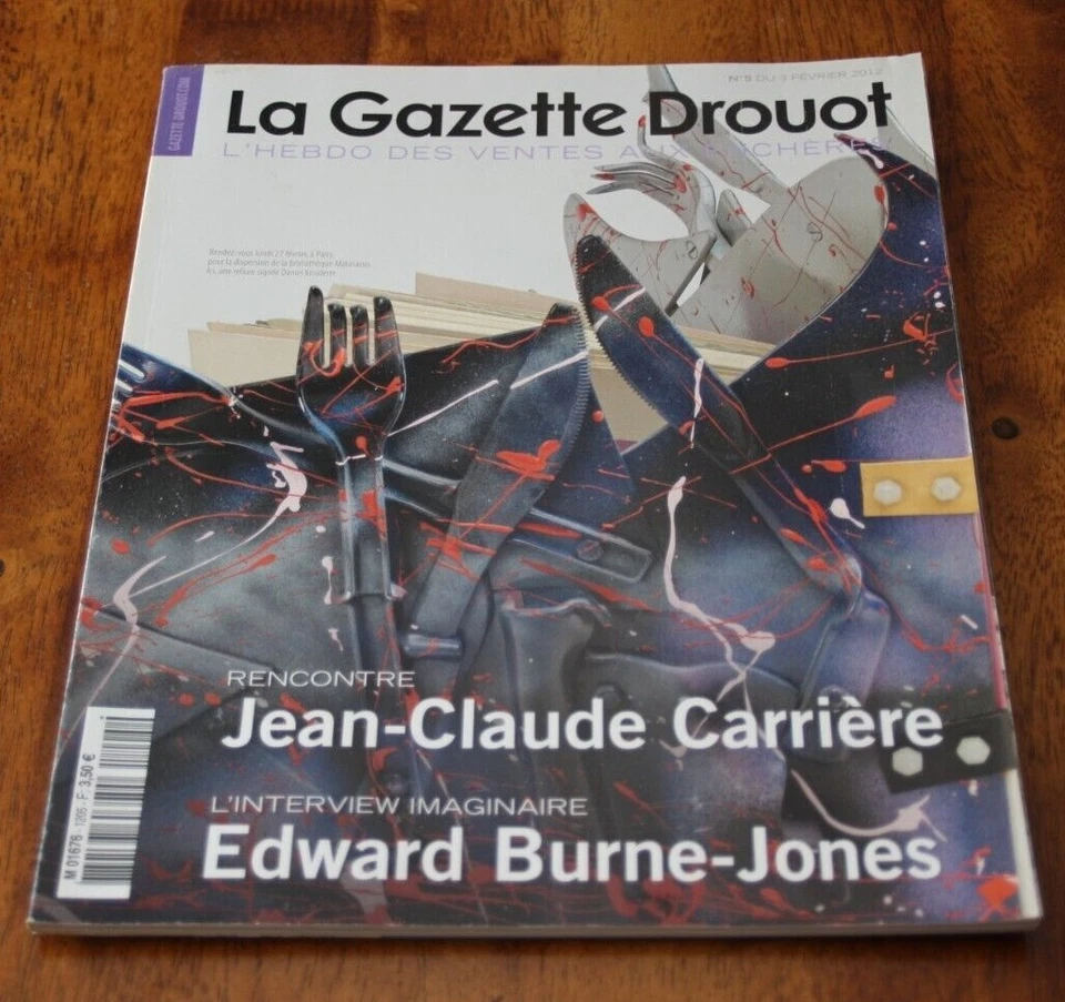 La Gazette Drouot N°5 du 3 Février 2012 - J-C Carrière/ E Burne-Jones - Photo 1/1