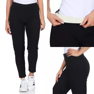 Damen Leggings Thermo warm Winter Strumpfhose Freizeithose Innenfleece gefüttert - Bild 1 von 9