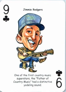 Tarjeta coleccionable de juego de Jimmie Roders las leyendas originales de la música country - Imagen 1 de 2