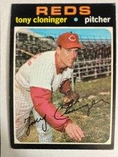 Tony Cloninger  1971 Topps Baseball 218 Cincinnati Reds