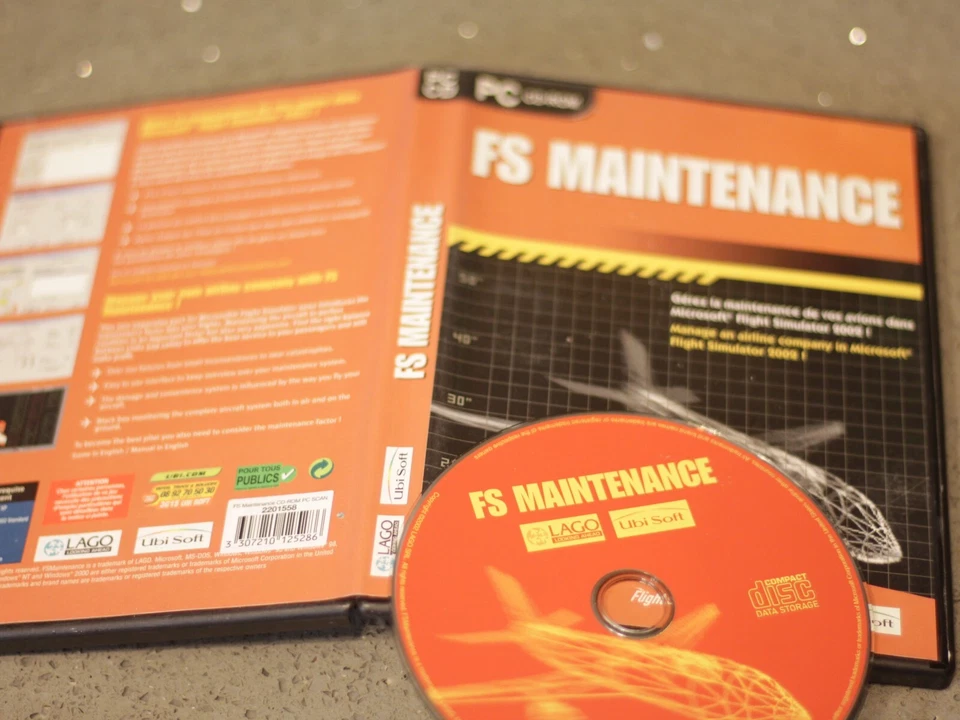 FS Maintenance FS2002 Microsoft Flight Simulator 2002 Pc cd - Image 1 of 1
