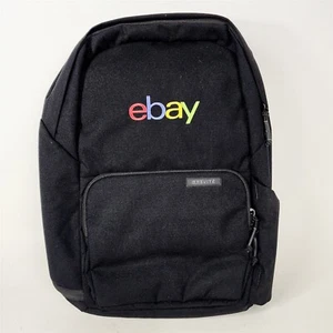 Brevite eBay Logo Laptop Backpack The Brevite Backpack BRV-BLK-001 Triple Black - Picture 1 of 9