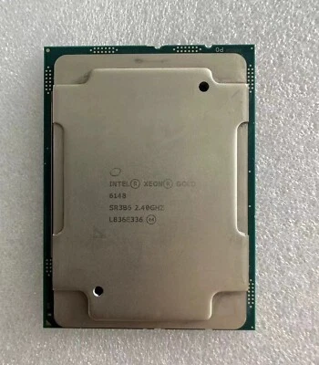 Intel Xeon Gold 6148 LGA3647 CPU Processor 2.40GHz SR3B6 20Cores 40Thread 27.5MB - Image 1 of 2