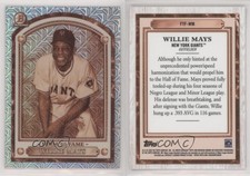 2020 Bowman Chrome Farm to Fame Mojo Refractor Willie Mays #FTF-WM HOF