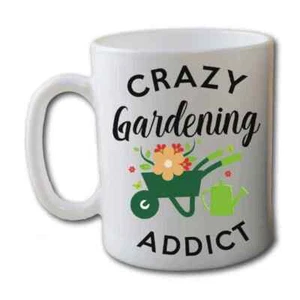 Crazy Gardening Addict Coffee Mug | Perfect Funny Garden Gift - Picture 1 of 4