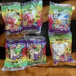 DE COLECCIÓN M&M’s BURGER KING NIÑOS COMIDA DULCES DISPENSADOR JUGUETES Nuevo JUEGO SELLADO CARAMELOS MM - Imagen 1 de 6