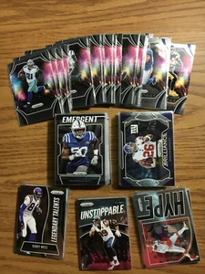 Tarjetas de inserción de fútbol americano Panini Prizm NF 2019 (tú eliges) Hype Brilliance Emergent  - Imagen 1 de 7