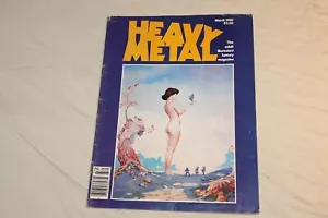 March 1980 Heavy Metal Magazine #36 HM Communications - Foto 1 di 9