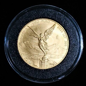 MEXICO: 2020 1/2 ONZA GOLD LIBERTAD LOW MINTAGE KEY DATE. GEM - Picture 1 of 2