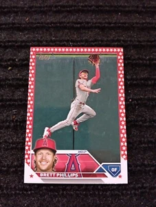 BRETT PHILLIPS 2023 Topps Update Independence Day #/76 #US171 Angels - Foto 1 di 2