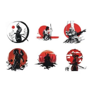 Japan Car Samurai Warrior Sword Katana Sun Ronin Sticker Motorcycle Laptop Decal - Bild 1 von 9