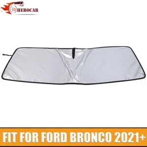 Parabrisas ventana delantera parasol visera bloque UV para Ford Bronco 21+ accesorios - Imagen 1 de 12
